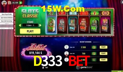 Diretório de Jogos D333 Bet